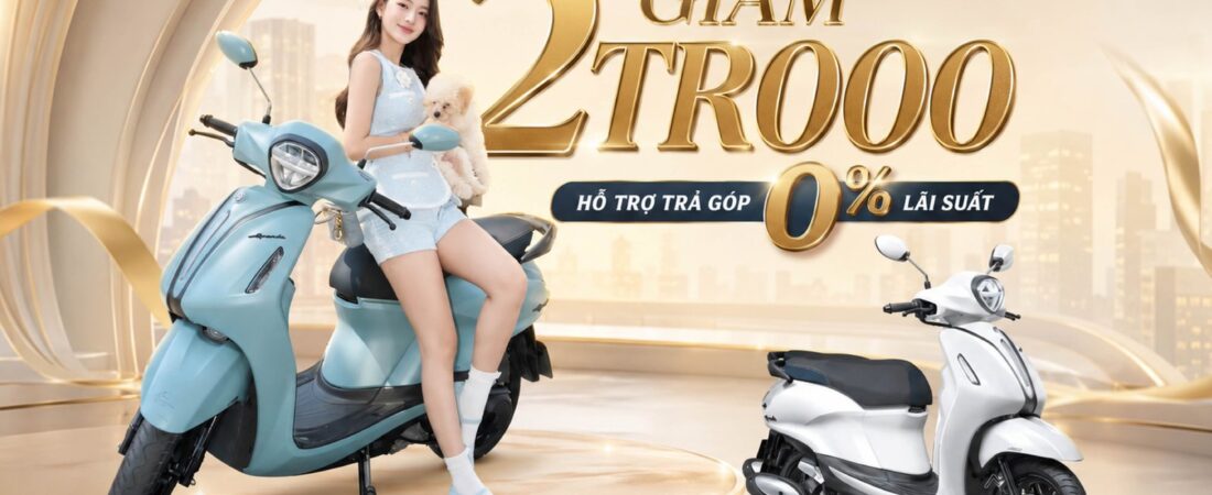 YAMAHA GRANDE ƯU ĐÃI GIẢM NGAY 2 TRIỆU ĐỒNG HOẶC HỖ TRỢ TRẢ GÓP 0% LÃI SUẤT