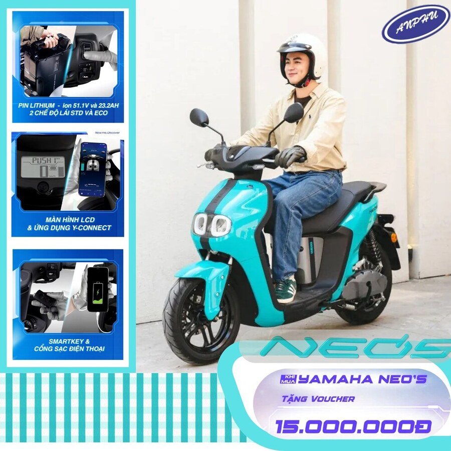 YAMAHA NEO’S – XE ĐIỆN THỜI THƯỢNG CHO CUỘC SỐNG HIỆN ĐẠI