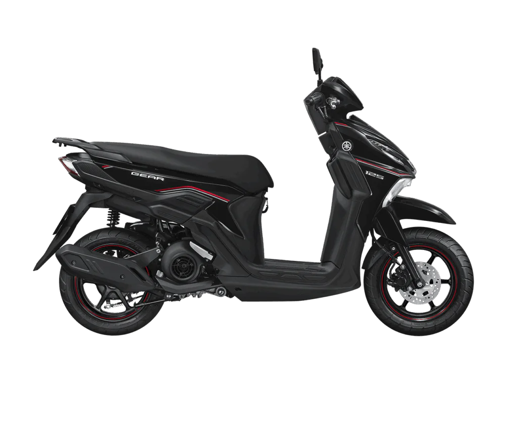 Yamaha GEAR 125 Hybrid phiên bản tiêu chuẩn ĐEN ĐỎ