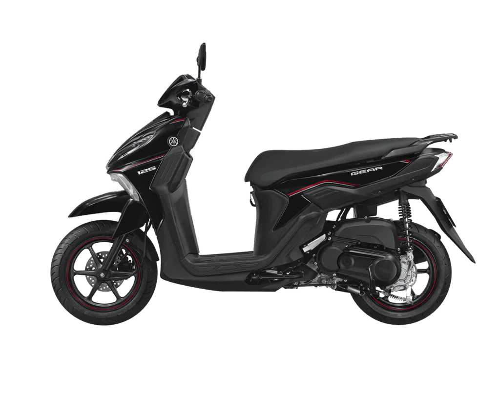 Yamaha GEAR 125 Hybrid phiên bản tiêu chuẩn ĐEN ĐỎ