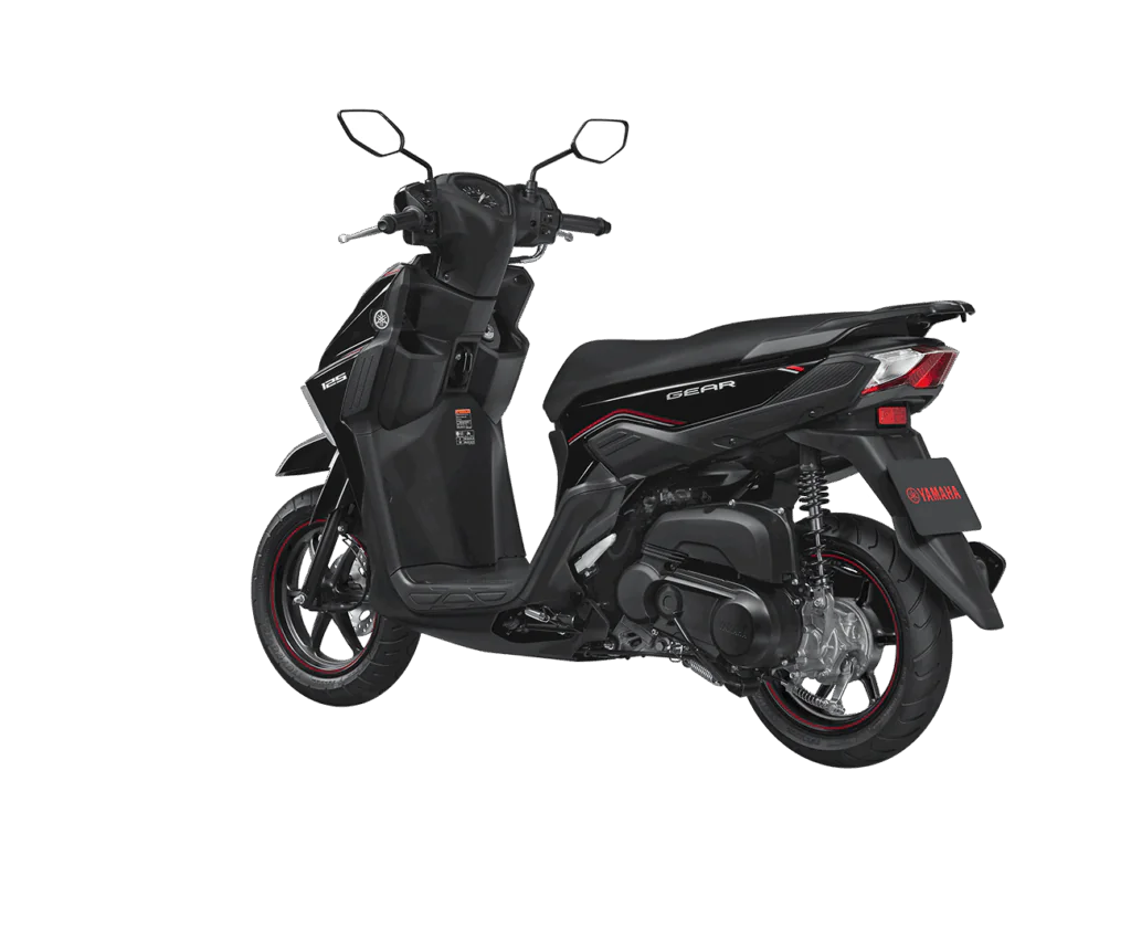 Yamaha GEAR 125 Hybrid phiên bản tiêu chuẩn ĐEN ĐỎ